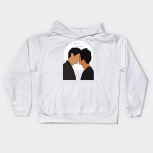 Malec: Love is love Kids Hoodie